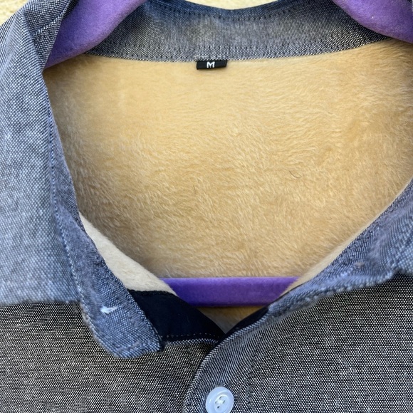 Classic Gray Women's Button-Up Sweatshirt - Picture 2 of 8